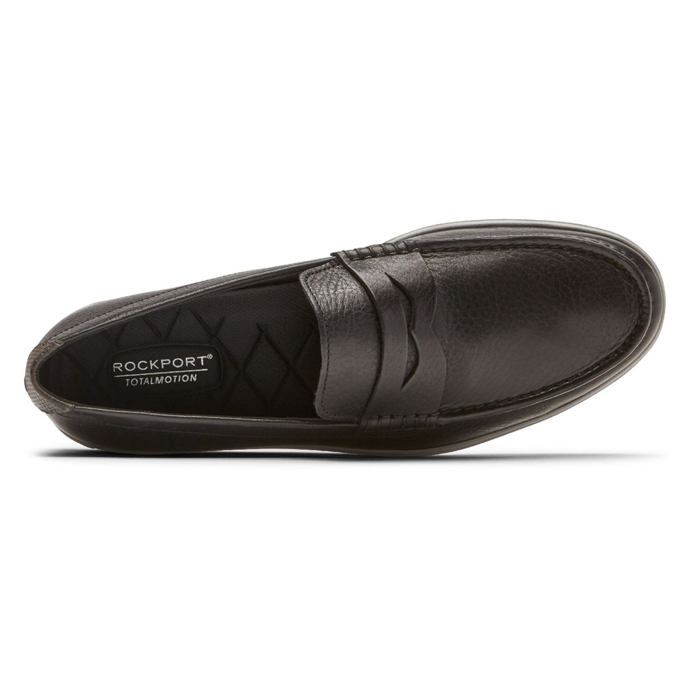 Rockport Singapore Mens Loafers - Total Motion Lite Penny Black - IE8049516